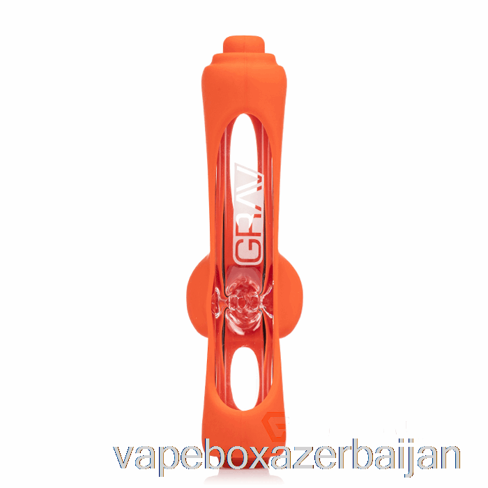 E-Juice Vape GRAV Mini Steamroller with Silicone Skin Scarlet Orange